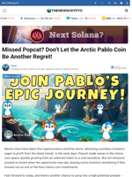 Missed Popcat? Don’t Let the Arctic Pablo Coin Be Another Regret! - TheNewsCrypto