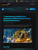 ** PancakeSwap (CAKE) Faces Resistance at $2.79 Despite Strong Technical Momentum - Blockchain.News
