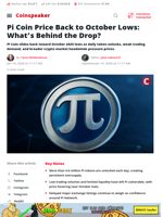 Pi Coin Price Back to October Lows: What's Behind the Drop? - Coinspeaker