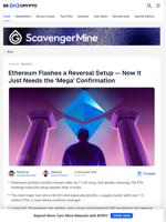 Ethereum Price Hints At Reversal but One Mega Test Remains