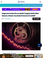 Dogecoin Under Fire as Qubic Targets DOGE After Monero Attack: Can Bulls Prevent a Freefall?