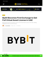 Bybit Becomes First Exchange to Virtual Asset License in UAE
