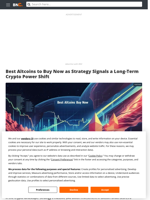 Best Altcoins to Buy Now as Strategy Signals a Long-Term Crypto Power Shift - Brave New Coin