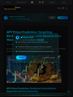 APT Price Prediction: Targeting $3.80-$4.40 Range with Bearish Bias Through September 2025 - Blockchain.News