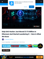 Kelp DAO Hacker Just Moved $175 Million In Ethereum And Started Laundering It – Here Is What We Know | Bitcoinist.com