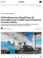 UK Parliamentary Panel Flags AI Oversight Gaps Could Expose Financial System to Harm - Decrypt