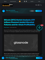 Bitcoin (BTC) Market Analysis: ETF Inflows Plummet Amidst Elevated Futures and On-Chain Profitability - Blockchain.News
