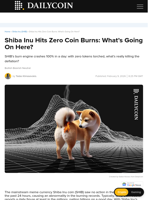 Shiba Inu Hits Zero Coin Burns: What’s Going On Here? - DailyCoin