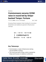 Commonware secures $25M raise in round led by Stripe-backed Tempo: Fortune