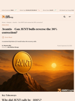Avantis - Can AVNT bulls reverse the 30% correction? - AMBCrypto
