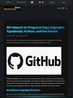 AI's Impact on Programming Languages: TypeScript, Python, and the Future - Blockchain.News