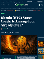 Bitcoin (BTC) Super Crash: Is Armageddon Already Over? - Crypto Daily