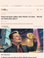Dogecoin hype spikes after Musk's 'it's time' - But do on-chain data agree? - AMBCrypto