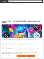 Uniswap (UNI) Price at $8.15: Liquidity Signals a Potential Upside - Brave New Coin