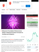 Ethereum Foundation Restructures R\&D as Network Pushes Forward on Scaling and Adoption - NullTX