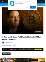 Is Elon Musk Going Bitcoin Maximalist? Max Keiser Thinks So