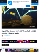 Signal That Sparked 630% XRP Price Rally In 2024 Just Got Triggered Again | Bitcoinist.com
