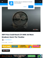 XRP Price Could Reach $74 With 3rd Wave Breakout, Here’s The Timeline | Bitcoinist.com