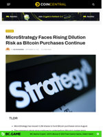 MicroStrategy Faces Rising Risk as Bitcoin Purchases Continue