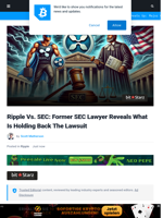 Ripple Vs. SEC: Former SEC Lawyer Reveals What Is Holding Back The Lawsuit | Bitcoinist.com