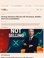 Strategy dismisses Bitcoin sell-off rumors, doubles down on accumulation - AMBCrypto