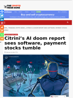 Citrini’s AI doom report sees software, payment stocks tumble - The Crypto News Wire