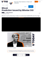 Bitcoin to $200,000? Ultra-Bullish Prediction Issued by Bitwise CIO