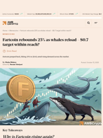 Fartcoin rebounds 25% as whales reload - $0.7 target within reach? - AMBCrypto