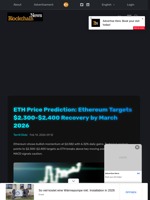 ETH Price Prediction: Ethereum Targets $2,300-$2,400 Recovery by March 2026 - Blockchain.News