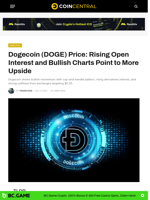 Dogecoin (DOGE) Price: Rising Open Interest and Bullish Charts Point to More Upside - CoinCentral