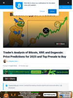 Bitcoin, XRP, and Dogecoin Price Prediction: Crypto Explosion in 2025?