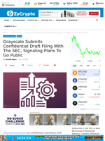 Grayscale Submits Confidential Draft Filing With The SEC, Signaling Plans To Go Public ⋆ ZyCrypto