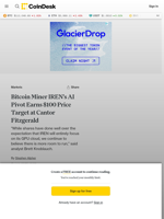 Cantor Fitzgerald Doubles IREN Price Target