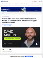 Institutional Crypto Collateral Limits: David Martin on TradFi