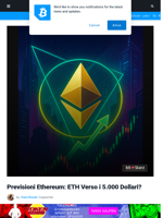 Previsioni Ethereum: ETH Verso i 5.000 Dollari? | Bitcoinist.com