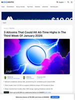 3 Altcoins That Could Hit All-Time Highs in January Third Week