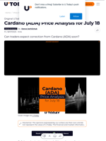 Cardano (ADA) Price Analysis for July 18