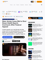 New Jersey Loses Bid to Shut Down Kalshi Sports Contracts After Federal Appeal – Legal Bitcoin News