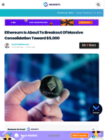 Ethereum Is About To Breakout Of Massive Consolidation Toward $5,000