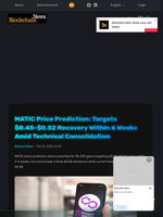 MATIC Price Prediction: Targets $0.45-$0.52 Recovery Within 6 Weeks Amid Technical Consolidation - Blockchain.News