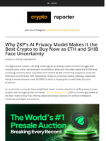 Why ZKP’s AI Privacy Model Makes It the Best Crypto to Buy Now as ETH and SHIB Face Uncertainty