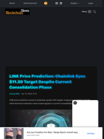 LINK Price Prediction: Chainlink Eyes $11.30 Target Despite Current Consolidation Phase - Blockchain.News