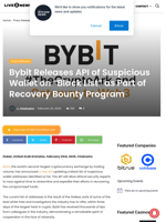 Bybit Releases API of Suspicious Wallet on “Black List” as Part of Recovery Bounty Program | Live Bitcoin News