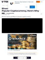 Binance to Delist All Pairs of This Popular Cryptocurrency, Here's Why