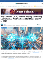 Why Cardano (ADA) and the Rapidly Expanding Lightchain AI Are Positioned for Major Growth in 2025