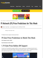 Pi Network (PI) Price Predictions for This Week