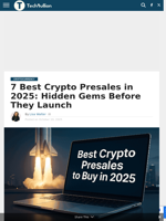 7 Best Crypto Presales in 2025: Hidden Gems Before They Launch - TechBullion
