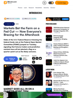 Markets Bet the Farm on a Fed Cut — Now Everyone's Bracing for the Aftershock – Bitcoin News