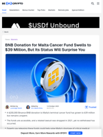 What Happened To The 200,000 BNB Binance Donated to Malta?