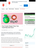 Top 5 Crypto Sleeper Picks That Could Skyrocket Soon! - NullTX